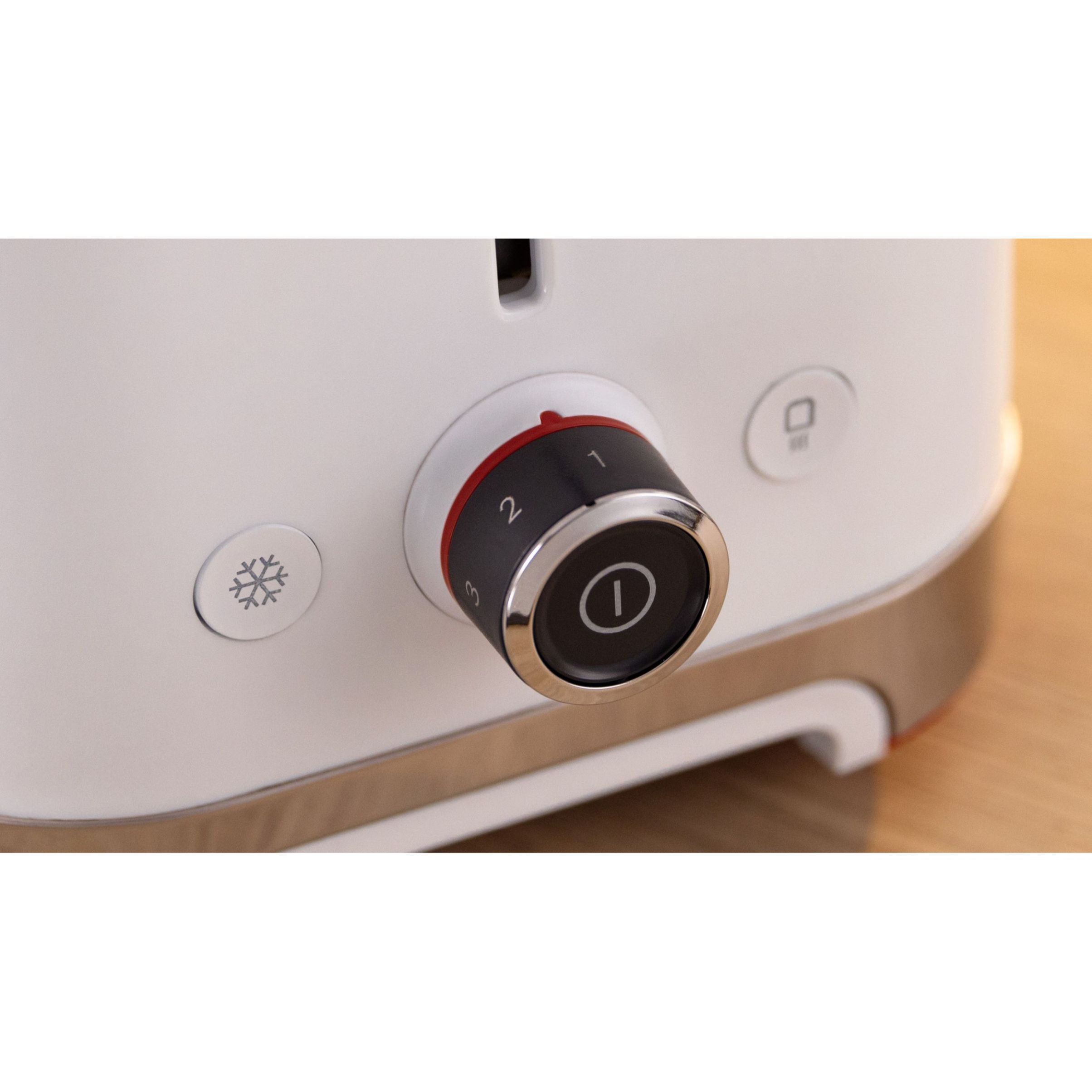 Prăjitor pâine compact BOSCH MyMoment TAT4M221, 2 sloturi, Dezghețare, Încălzire, High Lift, Alb
