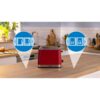 Prăjitor pâine compact BOSCH MyMoment TAT4M224, 2 sloturi, Dezghețare, Încălzire, High Lift, Roșu