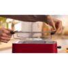 Prăjitor pâine compact BOSCH MyMoment TAT4M224, 2 sloturi, Dezghețare, Încălzire, High Lift, Roșu