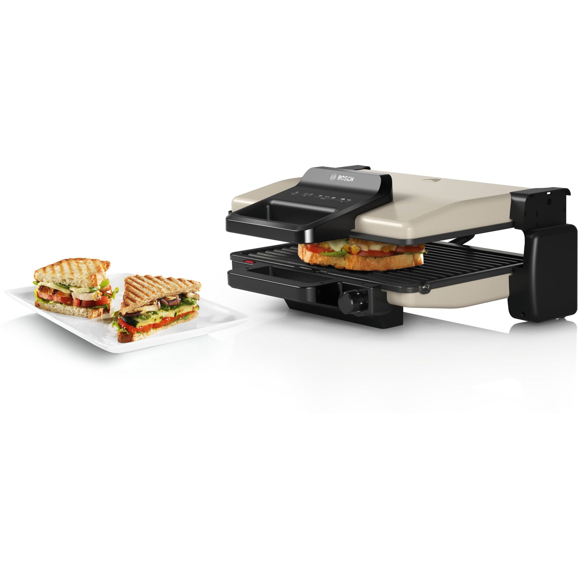 Contact Grill BOSCH TCG3302, Argintiu