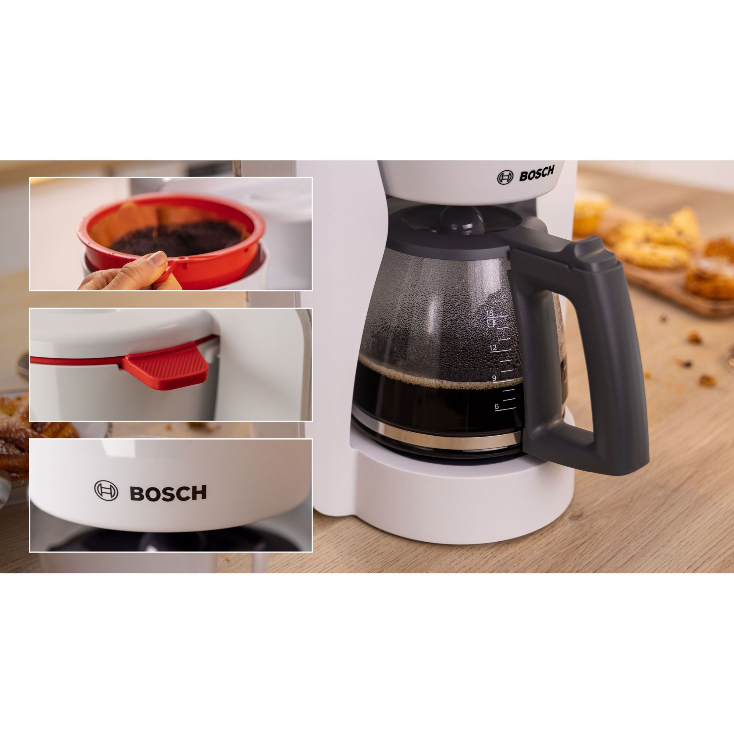Cafetieră BOSCH MyMoment TKA3M131  Albă