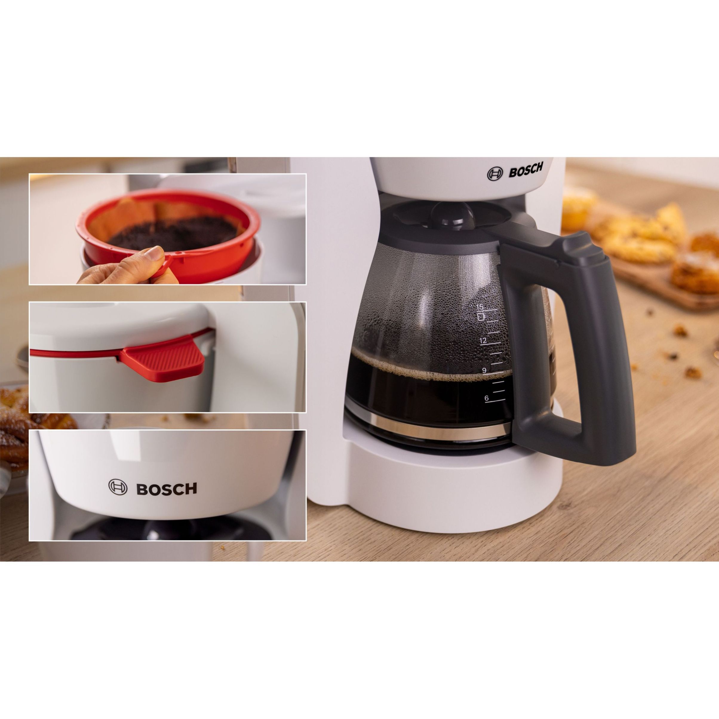Cafetieră BOSCH MyMoment TKA2M111, Albă