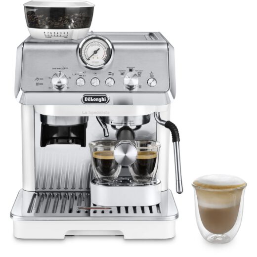 Espressor manual De'Longhi La Specialista Arte EC9155.W - 0132126061, 1400W, 15 bari, 1.7l, White