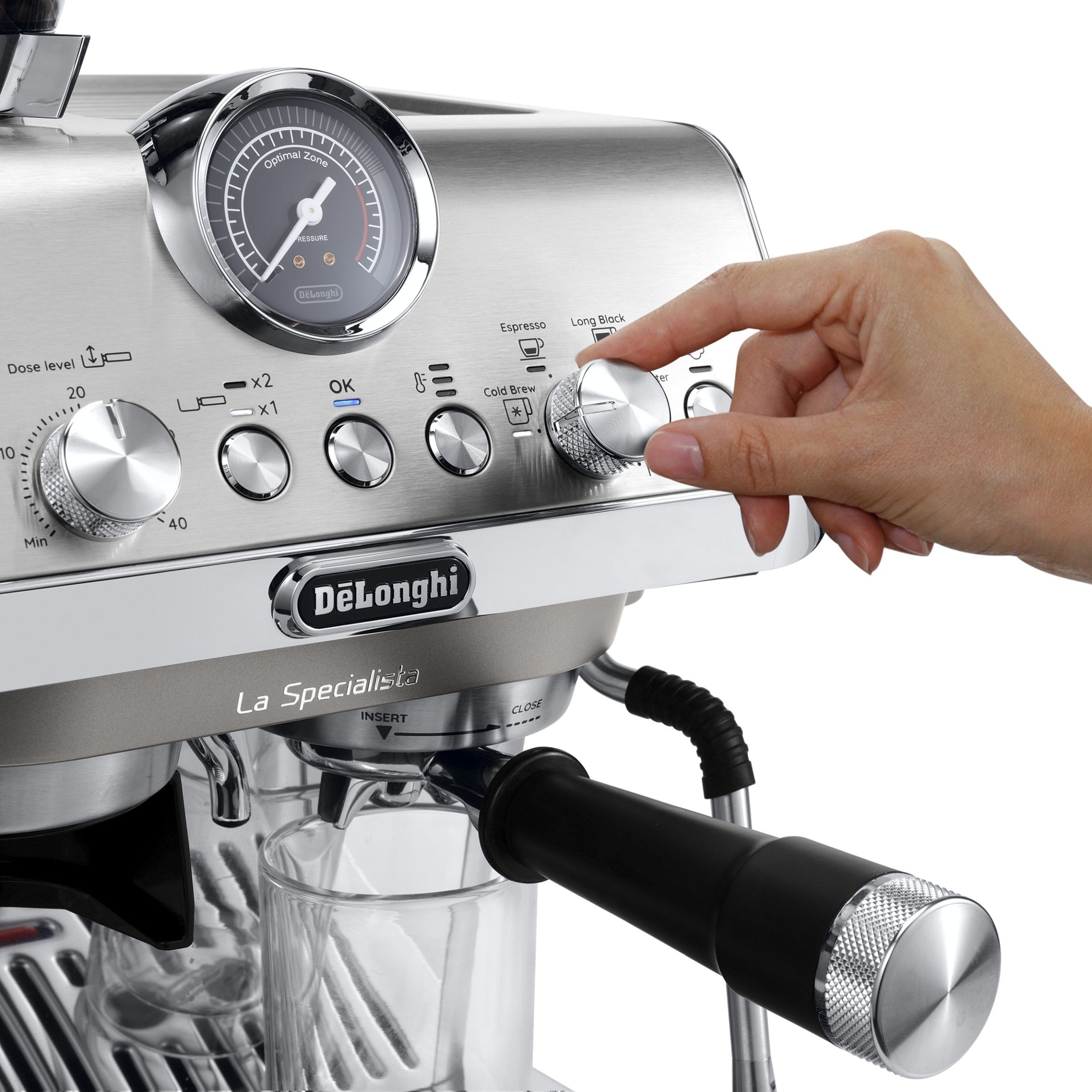 Espressor manual DeLonghi La Specialista Arte Evo EC9255.M – 0132126074  15bari  1.7l  Cold Extraction  Metal