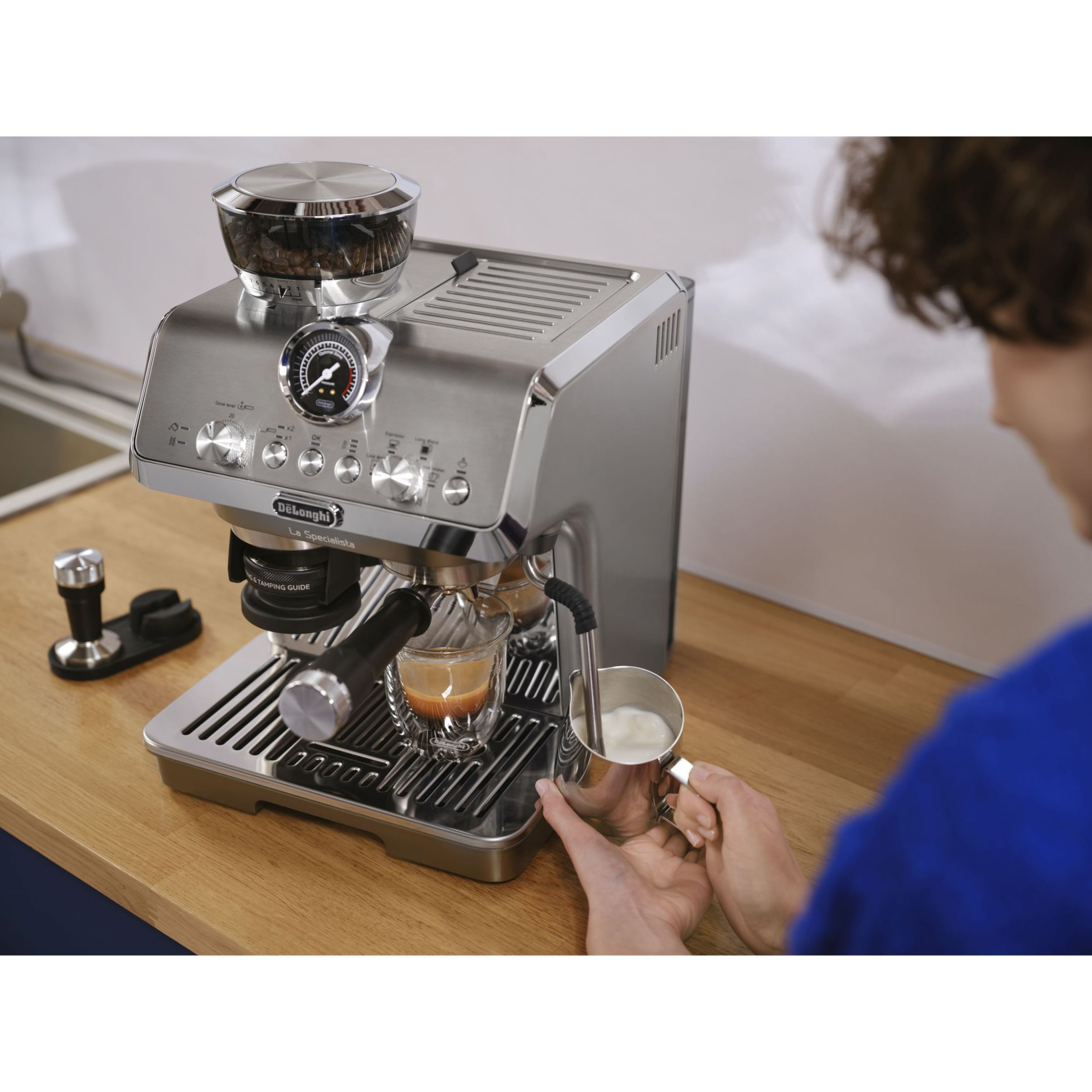 Espressor manual DeLonghi La Specialista Arte Evo EC9255.M – 0132126074  15bari  1.7l  Cold Extraction  Metal