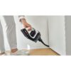 Aspirator vertical BOSCH Serie 8 Gen2 Unlimited BBS8214, TurboSpin (3 trepte, Turbo), Acumulator Li-Ion 18V 4A, Praf 0.40l, Perie LED AllFloor HighPower, G3.10kg, Polar White