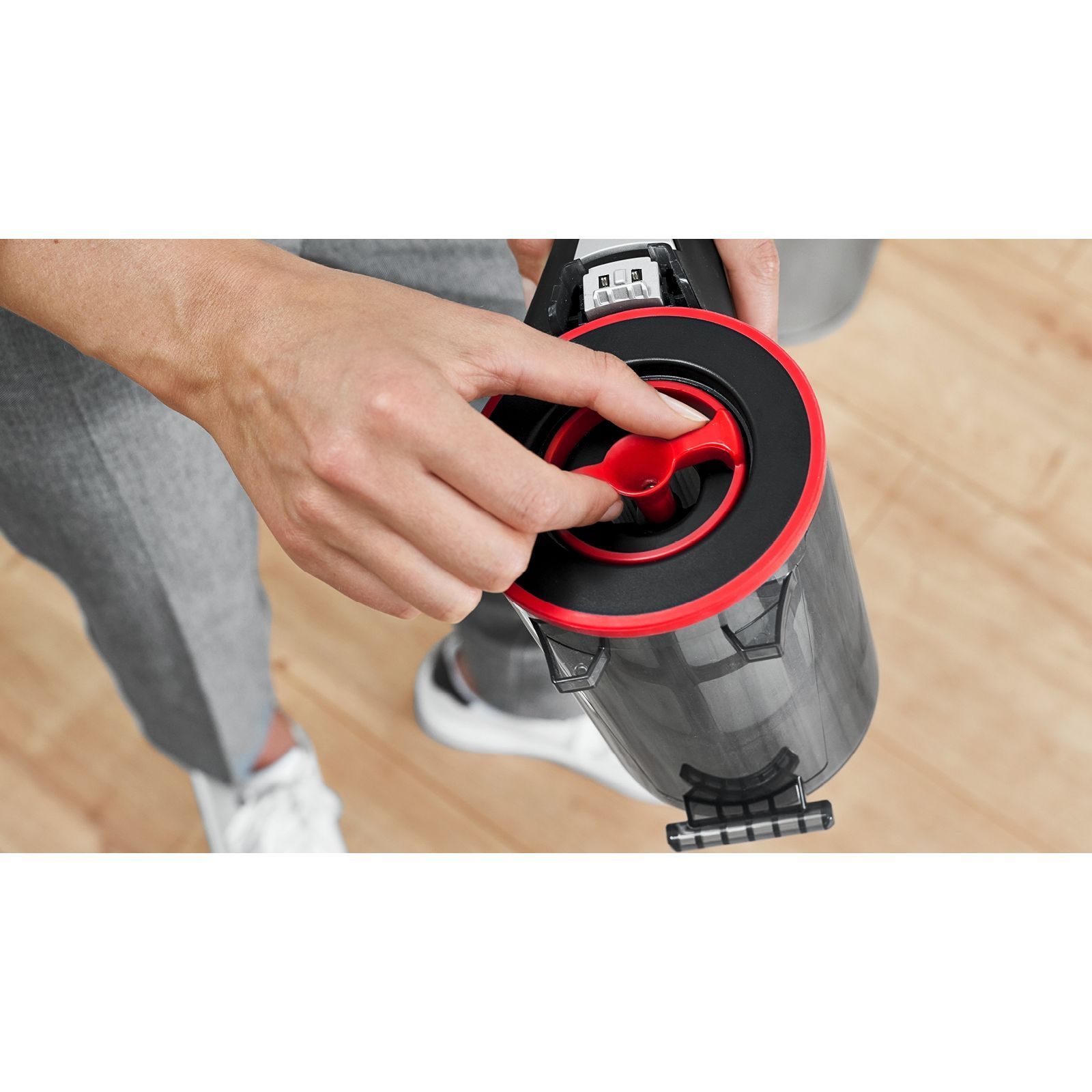 Aspirator vertical BOSCH Serie 8 Gen2 Unlimited BBS8214, TurboSpin (3 trepte, Turbo), Acumulator Li-Ion 18V 4A, Praf 0.40l, Perie LED AllFloor HighPower, G3.10kg, Polar White