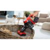 Aspirator vertical BOSCH Serie 7 Unlimited ProAnimal BCS711PET, TurboSpin (3 trepte, Turbo), Acumulator Li-Ion 18V 3A, Praf 0.30l, Perie LED ProAnimal, QuickStand, Nozzle Foot Release, G2.90kg, Tornado Red