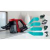 Aspirator vertical BOSCH Serie 7 Unlimited ProAnimal BCS711PET, TurboSpin (3 trepte, Turbo), Acumulator Li-Ion 18V 3A, Praf 0.30l, Perie LED ProAnimal, QuickStand, Nozzle Foot Release, G2.90kg, Tornado Red