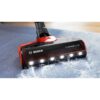 Aspirator vertical BOSCH Serie 7 Unlimited ProAnimal BCS711PET, TurboSpin (3 trepte, Turbo), Acumulator Li-Ion 18V 3A, Praf 0.30l, Perie LED ProAnimal, QuickStand, Nozzle Foot Release, G2.90kg, Tornado Red