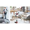 Aspirator vertical BOSCH Serie 7 Unlimited ProAnimal BCS711PET, TurboSpin (3 trepte, Turbo), Acumulator Li-Ion 18V 3A, Praf 0.30l, Perie LED ProAnimal, QuickStand, Nozzle Foot Release, G2.90kg, Tornado Red