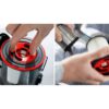 Aspirator vertical BOSCH Serie 7 Unlimited ProAnimal BCS711PET, TurboSpin (3 trepte, Turbo), Acumulator Li-Ion 18V 3A, Praf 0.30l, Perie LED ProAnimal, QuickStand, Nozzle Foot Release, G2.90kg, Tornado Red