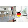Aspirator vertical BOSCH Serie 7 Unlimited ProAnimal BCS711PET, TurboSpin (3 trepte, Turbo), Acumulator Li-Ion 18V 3A, Praf 0.30l, Perie LED ProAnimal, QuickStand, Nozzle Foot Release, G2.90kg, Tornado Red