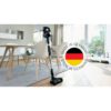 Aspirator vertical BOSCH Serie 7 Unlimited BCS712XXL, TurboSpin (3 trepte, Turbo), 2x Acumulator Li-Ion 18V 3A, Praf 0.30l, Perie LED AllFloor DynamicPower, QuickStand, Nozzle Foot Release, G2.90kg, Negru