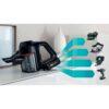Aspirator vertical BOSCH Serie 7 Unlimited BCS711EXT, TurboSpin (3 trepte, Turbo), Acumulator Li-Ion 18V 3A, Praf 0.30l, Perie LED AllFloor DynamicPower, QuickStand, Nozzle Foot Release, G2.90kg, Negru