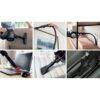 Aspirator vertical BOSCH Serie 7 Unlimited BCS711EXT, TurboSpin (3 trepte, Turbo), Acumulator Li-Ion 18V 3A, Praf 0.30l, Perie LED AllFloor DynamicPower, QuickStand, Nozzle Foot Release, G2.90kg, Negru