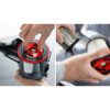 Aspirator vertical BOSCH Serie 7 Unlimited BCS711EXT, TurboSpin (3 trepte, Turbo), Acumulator Li-Ion 18V 3A, Praf 0.30l, Perie LED AllFloor DynamicPower, QuickStand, Nozzle Foot Release, G2.90kg, Negru
