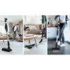 Aspirator vertical BOSCH Serie 7 Unlimited BCS711A, TurboSpin (3 trepte, Turbo), Acumulator Li-Ion 18V 3A, Praf 0.30l, Perie LED AllFloor DynamicPower, QuickStand, Nozzle Foot Release, G2.90kg, Dark Graphite