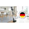 Aspirator vertical BOSCH Serie 7 Unlimited BBS711W, TurboSpin (3 trepte, Turbo), Acumulator Li-Ion 18V 3A, Praf 0.30l, Perie LED AllFloor DynamicPower, QuickStand, Nozzle Foot Release, G2.90kg, Polar White