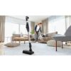 Aspirator vertical BOSCH Serie 7 Unlimited BBS711W, TurboSpin (3 trepte, Turbo), Acumulator Li-Ion 18V 3A, Praf 0.30l, Perie LED AllFloor DynamicPower, QuickStand, Nozzle Foot Release, G2.90kg, Polar White