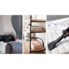 Aspirator vertical BOSCH Serie 7 Unlimited BBS711W, TurboSpin (3 trepte, Turbo), Acumulator Li-Ion 18V 3A, Praf 0.30l, Perie LED AllFloor DynamicPower, QuickStand, Nozzle Foot Release, G2.90kg, Polar White