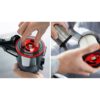 Aspirator vertical BOSCH Serie 7 Unlimited BBS711W, TurboSpin (3 trepte, Turbo), Acumulator Li-Ion 18V 3A, Praf 0.30l, Perie LED AllFloor DynamicPower, QuickStand, Nozzle Foot Release, G2.90kg, Polar White