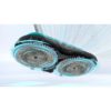 Aspirator vertical BOSCH Serie 7 Unlimited ProHygienic Aqua BCS71HYG3, TurboSpin (3 trepte, Turbo), Acumulator Li-Ion 18V 3A, Praf 0.30l, Funcție mop, Perie DynamicAqua 2în1, Lavete microfibră, G2.90kg, Alb