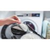 Aspirator vertical BOSCH Serie 7 Unlimited ProHygienic Aqua BCS71HYG3, TurboSpin (3 trepte, Turbo), Acumulator Li-Ion 18V 3A, Praf 0.30l, Funcție mop, Perie DynamicAqua 2în1, Lavete microfibră, G2.90kg, Alb