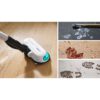 Aspirator vertical BOSCH Serie 7 Unlimited ProHygienic Aqua BCS71HYG3, TurboSpin (3 trepte, Turbo), Acumulator Li-Ion 18V 3A, Praf 0.30l, Funcție mop, Perie DynamicAqua 2în1, Lavete microfibră, G2.90kg, Alb