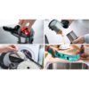 Aspirator vertical BOSCH Serie 7 Unlimited ProHygienic Aqua BCS71HYG3, TurboSpin (3 trepte, Turbo), Acumulator Li-Ion 18V 3A, Praf 0.30l, Funcție mop, Perie DynamicAqua 2în1, Lavete microfibră, G2.90kg, Alb