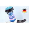 Aspirator vertical BOSCH Serie 7 Unlimited ProHygienic Aqua BCS71HYG3, TurboSpin (3 trepte, Turbo), Acumulator Li-Ion 18V 3A, Praf 0.30l, Funcție mop, Perie DynamicAqua 2în1, Lavete microfibră, G2.90kg, Alb