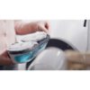 Aspirator vertical BOSCH Serie 7 Unlimited ProHygienic Aqua BCS71HYG3, TurboSpin (3 trepte, Turbo), Acumulator Li-Ion 18V 3A, Praf 0.30l, Funcție mop, Perie DynamicAqua 2în1, Lavete microfibră, G2.90kg, Alb