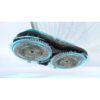 Aspirator vertical BOSCH Serie 7 Unlimited ProHygienic Aqua BCS712HYG5, TurboSpin (3 trepte, Turbo), 2x Acumulator Li-Ion 18V 3A, Praf 0.30l, Funcție mop, Perie DynamicAqua 2în1, Lavete microfibră, G2.90kg, Alb