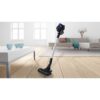 Aspirator vertical BOSCH Serie 6 Unlimited BBS611MAT, Uz Dry, 2 trepte, 1 acc. li-Ion 18V (uz 30min, reînc. 4h), Praf 0.3l, Perie electrică AllFloor Power, Motor DigitalSpin, 2.3kg, Moonlight Blue