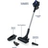 Aspirator vertical BOSCH Serie 6 Unlimited BCS611P4A, Moonlight Blue