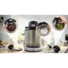 Robot de bucătărie planetar BOSCH Serie 6 MUMS6 Scale MUMS6ZS34, 1600W (7 trepte, Pulse), Bol inox șlefuit 5.5l cu mânere, Set patiserie, Cântar, Cronometru, SoftStart, AirCooling, G7.83kg, Matte Jet Black