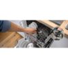 Robot de bucătărie planetar BOSCH Serie 6 MUMS6 Scale MUMS6ZS34, 1600W (7 trepte, Pulse), Bol inox șlefuit 5.5l cu mânere, Set patiserie, Cântar, Cronometru, SoftStart, AirCooling, G7.83kg, Matte Jet Black