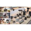 Robot de bucătărie planetar BOSCH Serie 6 MUMS6 Scale MUMS6ZS17, 1600W (7 trepte, Pulse), Bol inox șlefuit 5.5l cu mânere, Set patiserie, Cântar, Cronometru, SoftStart, AirCooling, G7.83kg, Matte Jet Black