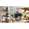 Robot de bucătărie planetar BOSCH Serie 6 MUMS6 Scale MUMS6ZS17, 1600W (7 trepte, Pulse), Bol inox șlefuit 5.5l cu mânere, Set patiserie, Cântar, Cronometru, SoftStart, AirCooling, G7.83kg, Matte Jet Black
