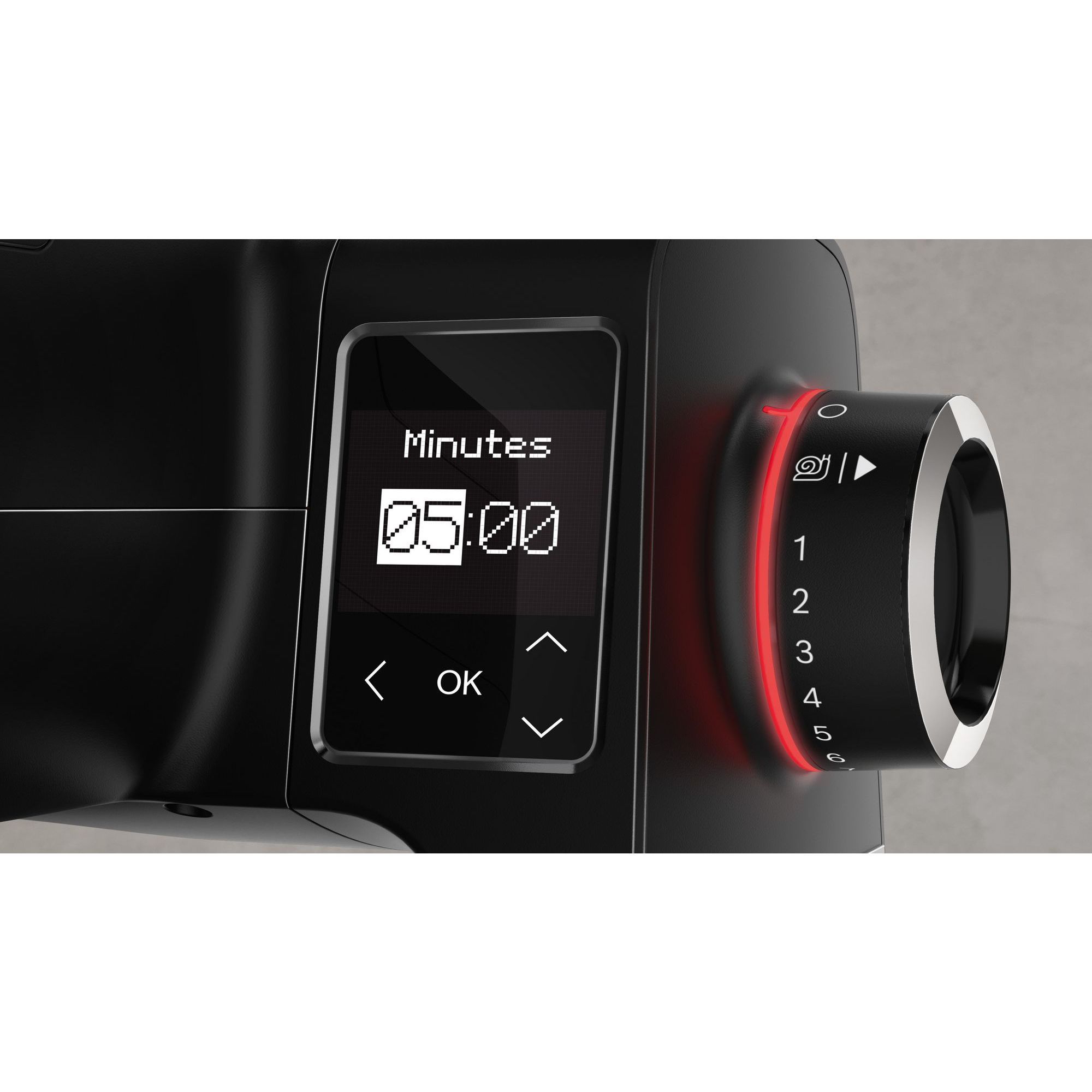 Robot de bucătărie planetar BOSCH Serie 6 MUMS6 Scale MUMS6ZS00, 1600W (7 trepte, Pulse), Bol inox șlefuit 5.5l cu mânere, Set patiserie, Cântar, Cronometru, SoftStart, AirCooling, G7.83kg, Matte Jet Black
