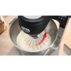 Robot de bucătărie planetar BOSCH Serie 6 MUMS6 Scale MUMS6ZS00, 1600W (7 trepte, Pulse), Bol inox șlefuit 5.5l cu mânere, Set patiserie, Cântar, Cronometru, SoftStart, AirCooling, G7.83kg, Matte Jet Black
