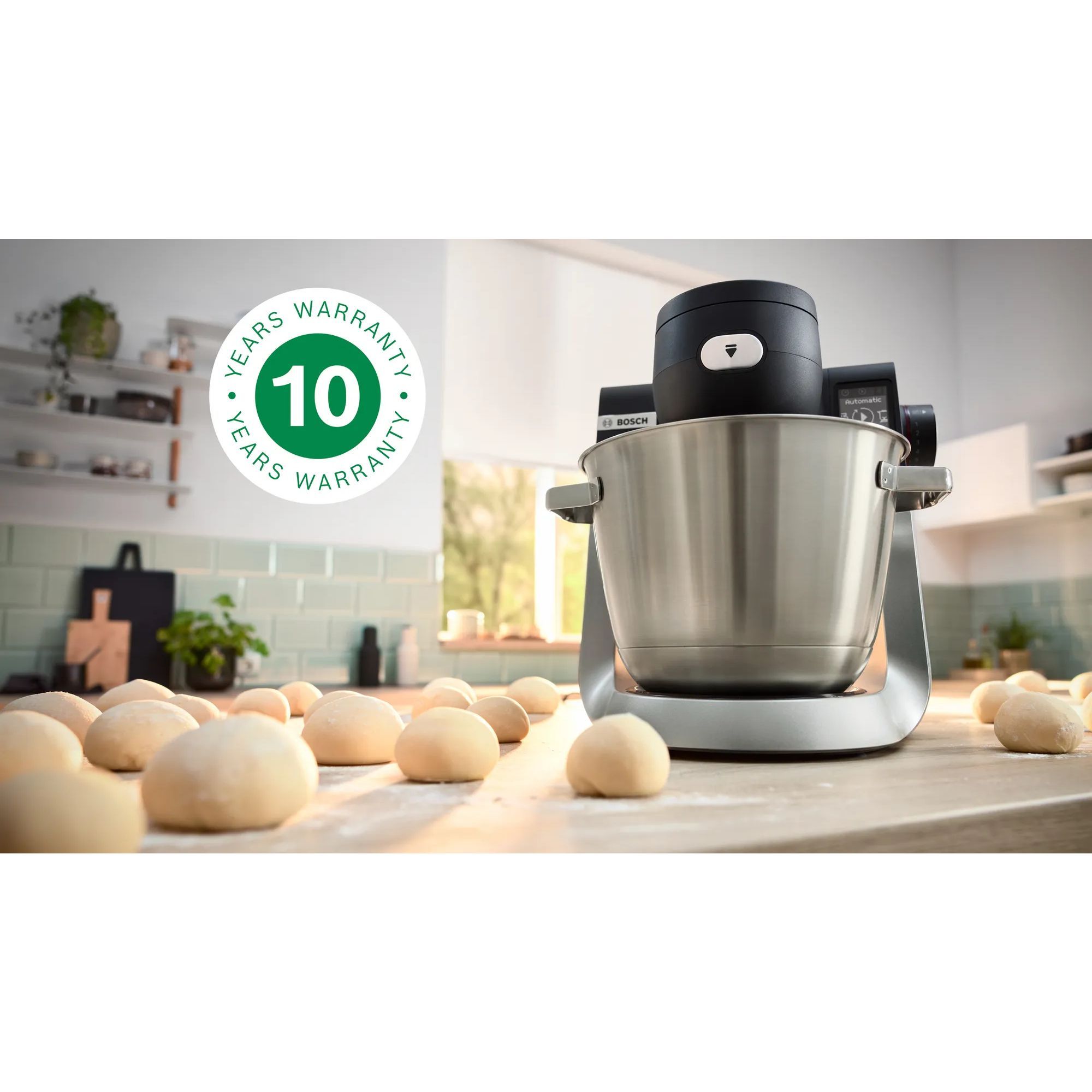 Robot de bucătărie planetar BOSCH Serie 6 MUMS6 Scale MUMS6ZS00, 1600W (7 trepte, Pulse), Bol inox șlefuit 5.5l cu mânere, Set patiserie, Cântar, Cronometru, SoftStart, AirCooling, G7.83kg, Matte Jet Black