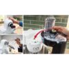 Robot de bucătărie planetar BOSCH Serie 6 MUMS6 MUMS6EW22, 1600W (7 trepte, Pulse), Bol inox șlefuit 5.5l cu mânere, Set patiserie, Soft Start, AirCooling, Color Coding, G7.83kg, Polar White