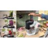 Robot de bucătărie planetar BOSCH Serie 6 MUMS6 MUMS6EW22, 1600W (7 trepte, Pulse), Bol inox șlefuit 5.5l cu mânere, Set patiserie, Soft Start, AirCooling, Color Coding, G7.83kg, Polar White