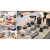 Robot de bucătărie planetar BOSCH Serie 6 MUMS6 MUMS6EW22, 1600W (7 trepte, Pulse), Bol inox șlefuit 5.5l cu mânere, Set patiserie, Soft Start, AirCooling, Color Coding, G7.83kg, Polar White