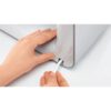 Robot de bucătărie planetar BOSCH Serie 6 MUMS6 MUMS6EW22, 1600W (7 trepte, Pulse), Bol inox șlefuit 5.5l cu mânere, Set patiserie, Soft Start, AirCooling, Color Coding, G7.83kg, Polar White