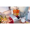Robot de bucătărie planetar BOSCH Serie 4 MUM5 MUM55761, 900W (7 trepte), Bol inox 3.9l, Roșu/Argintiu