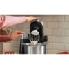 Robot de bucătărie planetar BOSCH Serie S2 MUMS2 MUMS2VM00, 900W (7 trepte și Pulse), Bol inox 3.8l, Set patiserie, Soft Start, Design compact, Control electronic al puterii, G4.4kg, Black and Silver