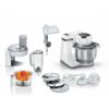 Robot de bucătărie planetar BOSCH Serie S2 MUMS2 MUMS2EW40  700W (4 trepte)  Bol inox 3.8l  Set de patiserie  Soft Start  Design compact  Control electronic al puterii  G4.4kg  Fully White