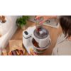 Robot de bucătărie planetar BOSCH Serie S2 MUMS2 MUMS2EW40, 700W (4 trepte), Bol inox 3.8l, Set de patiserie, Soft Start, Design compact, Control electronic al puterii, G4.4kg, Fully White